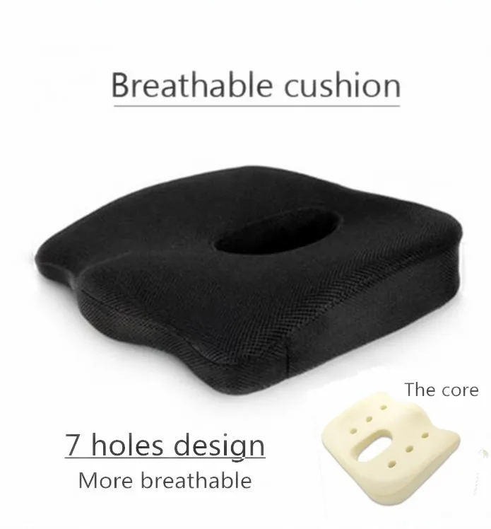 

Sciatica & Pain Relief blood circulation Car Chair Desk Memory Foam coccyx orthopedic Seat Cushion