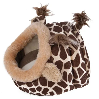 

Small Pet Rest Supplies Pet Nest Soft Comfortable Durable Thickened Warm Cute Giraffe Pink Pig Style
