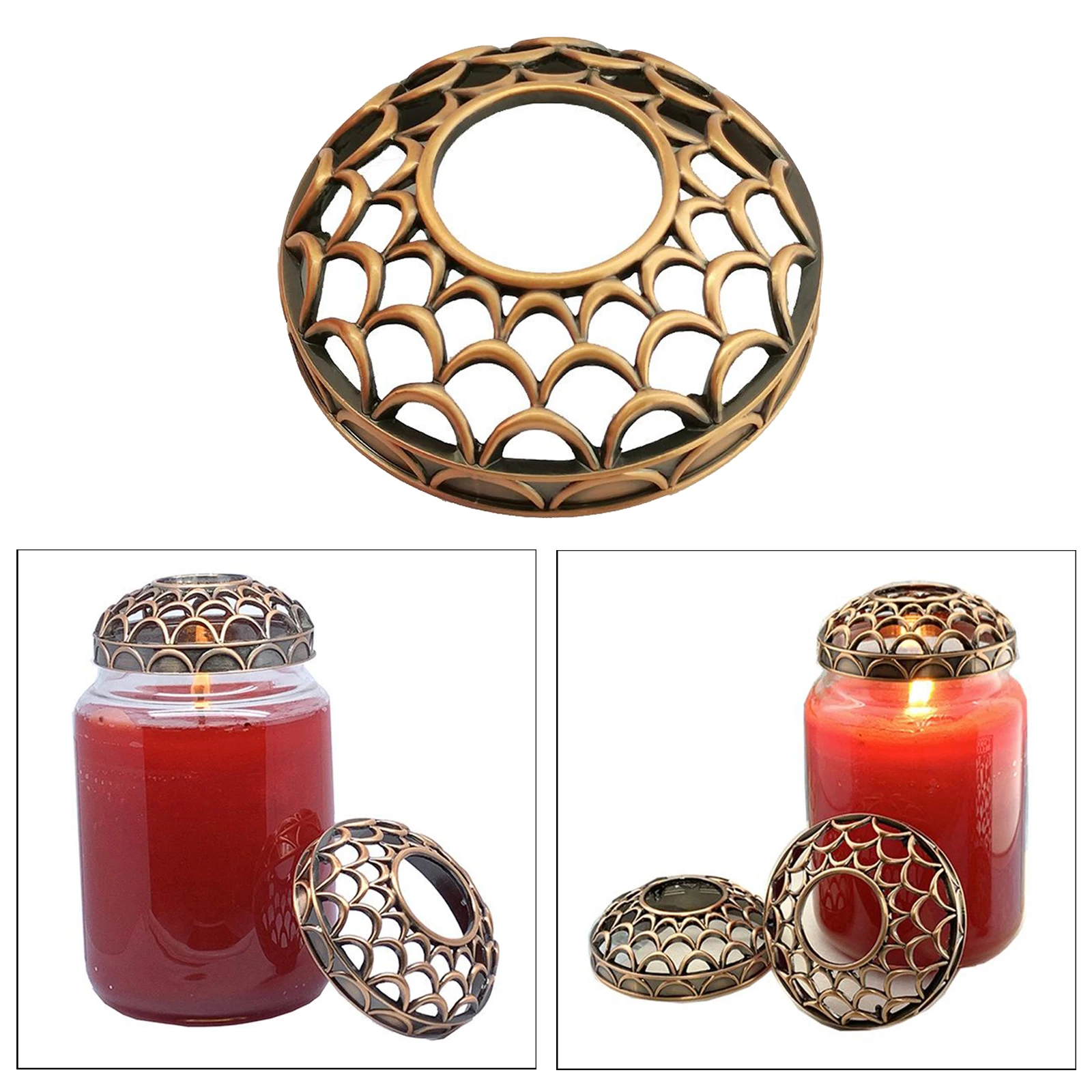 Candles Topper Candle Sleeves Burn Evenly Accessories Home Decor Style 4