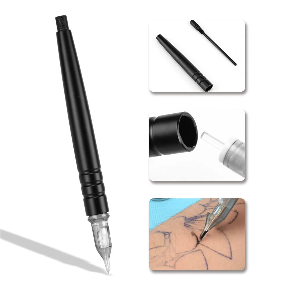 Tattoo Hand Poke And Stick Strumenti Fai Da Te Poke Penna Fatta A Mano Per Aghi A Cartuccia Accessori Per Penne Manuali Per Tatuaggi Professionali Bod