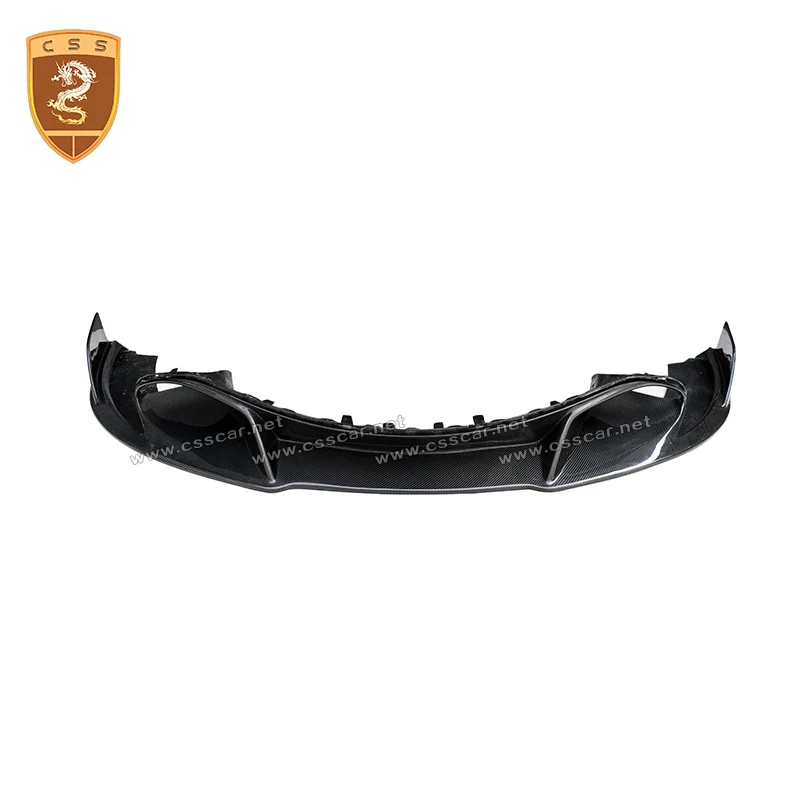 

Commas Carbon Fibe Front Lip For McLaren 720S 2017-2021 V Style Front Bumper Lower Splitter Lip Decoration