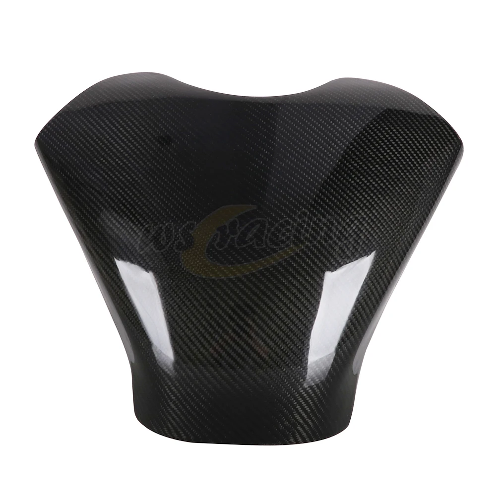 Motorcycle Black Carbon Fiber Oil Fuel Gas Tank Cap Cover Protect Guard For HONDA CBR1000RR 2012- 2013