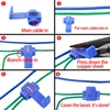 50PCS Scotch Lock Electric Wire Cable Connectors Quick Splice Terminals Crimp Non Destructive Without Breaking Line AWG 22-18 ► Photo 3/6