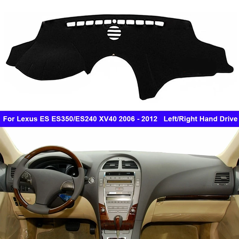 Car Dashboard Cover For Lexus ES ES350 ES240 XV40 2006 - 2012 Auto Dash Mat Carpet Cape Anti-sun Sun shade Dashmat 2011 2010 |