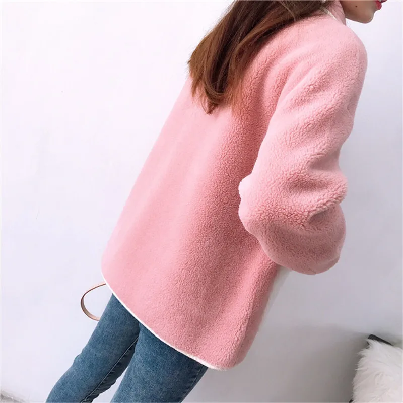 Abrigos mujer invierno искусственная кожа подкладка Двусторонняя куртка для женщин Натуральная шерсть шуба