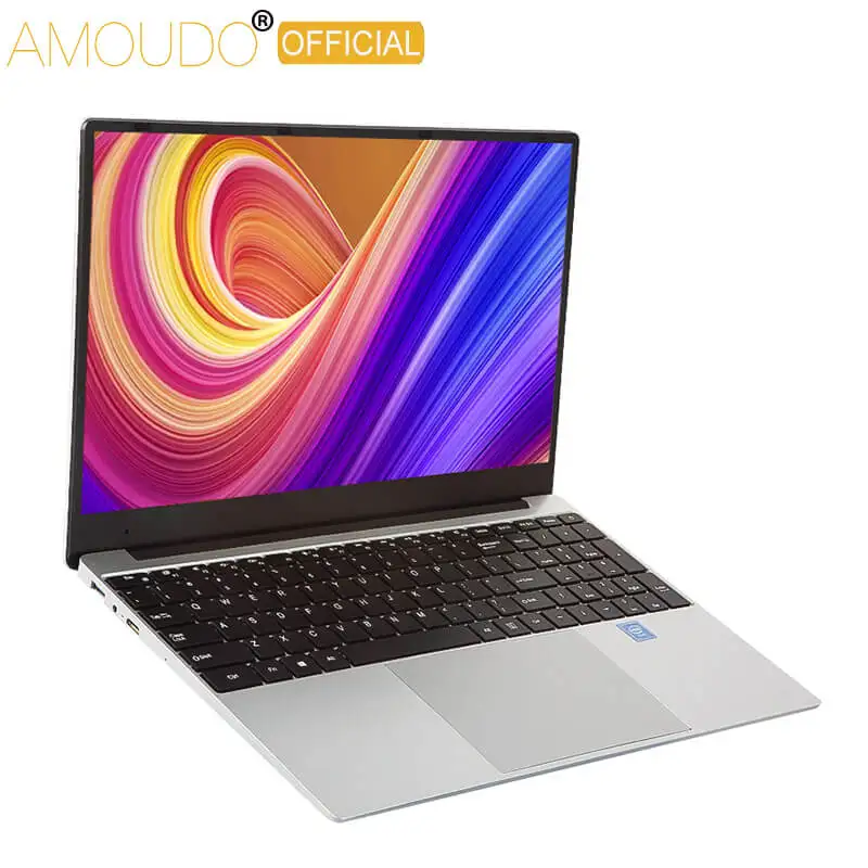 Ultrathin 15.6 Inch Intel i7 Gaming Laptop 8GB RAM up to 1TB SSD Notebook Win10 System 5G WiFi Bluetooth 4.0 Office Computer