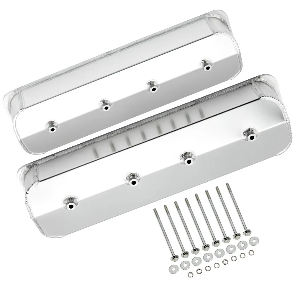 MOTORS Fabricated Aluminum Valve Covers Center Bolt For Chevy 305 350 SBC 19872000 WO10407538