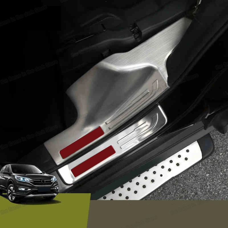 Порог автомобильной двери lsrtw2017 из нержавеющей стали для honda crv 2012 2013 2014 2015 2016 cr v 4