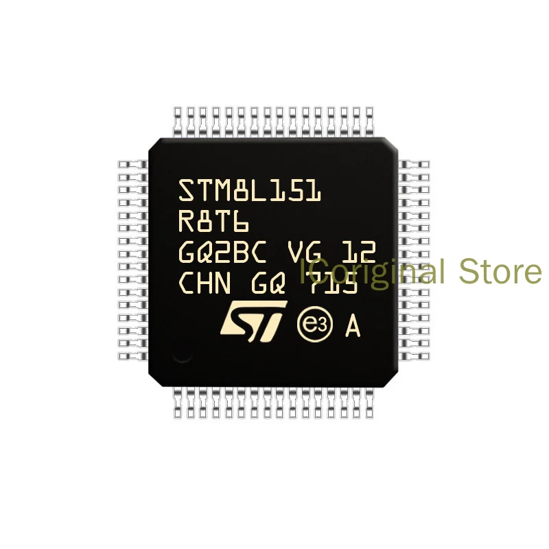 기존 STM 칩 STM8L151R8T6 ARM 단일 칩 8 비트 마이크로 컨트롤러 LQFP 64 저전력 소모 MCU ...