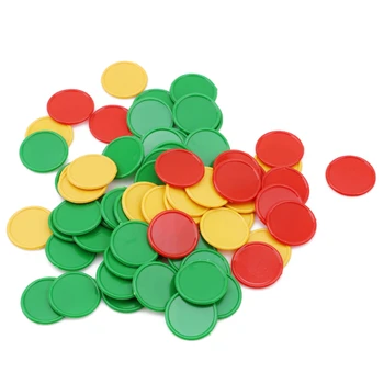 

68Pcs Plastic Poker Chips Casino Bingo Markers Token Creative Gift Supplies Funny High Quality Family Club Game Toy Accessories