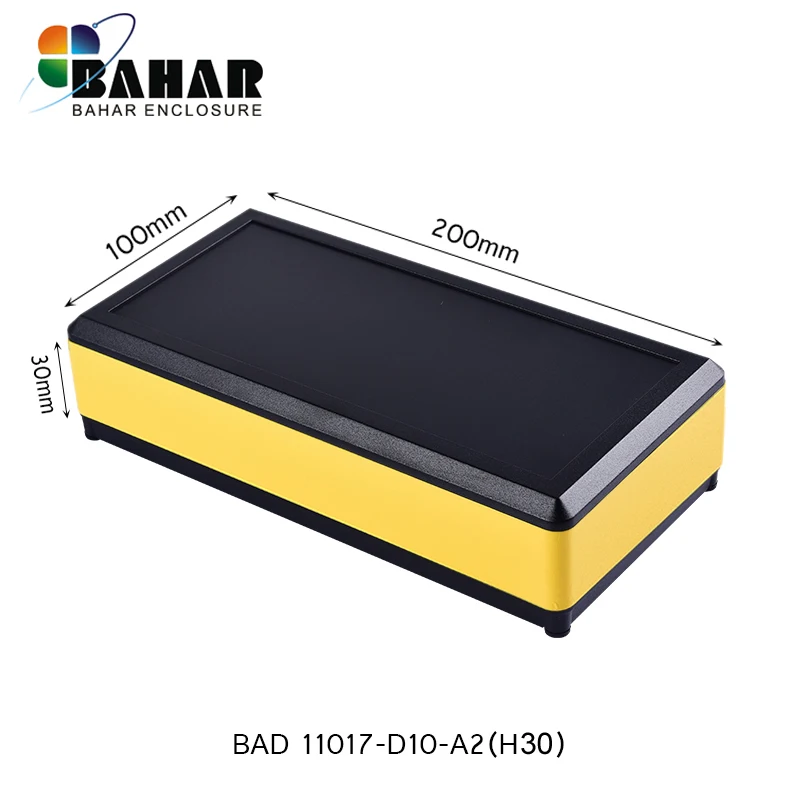 Настольный алюминиевый усилитель Чехол DIY Распределительная коробка металлическая коробка Электронная алюминиевая коробка для проекта чехол для инструмента корпус алюминиевый ABS - Цвет: BAD11017-D10-A2(H30)