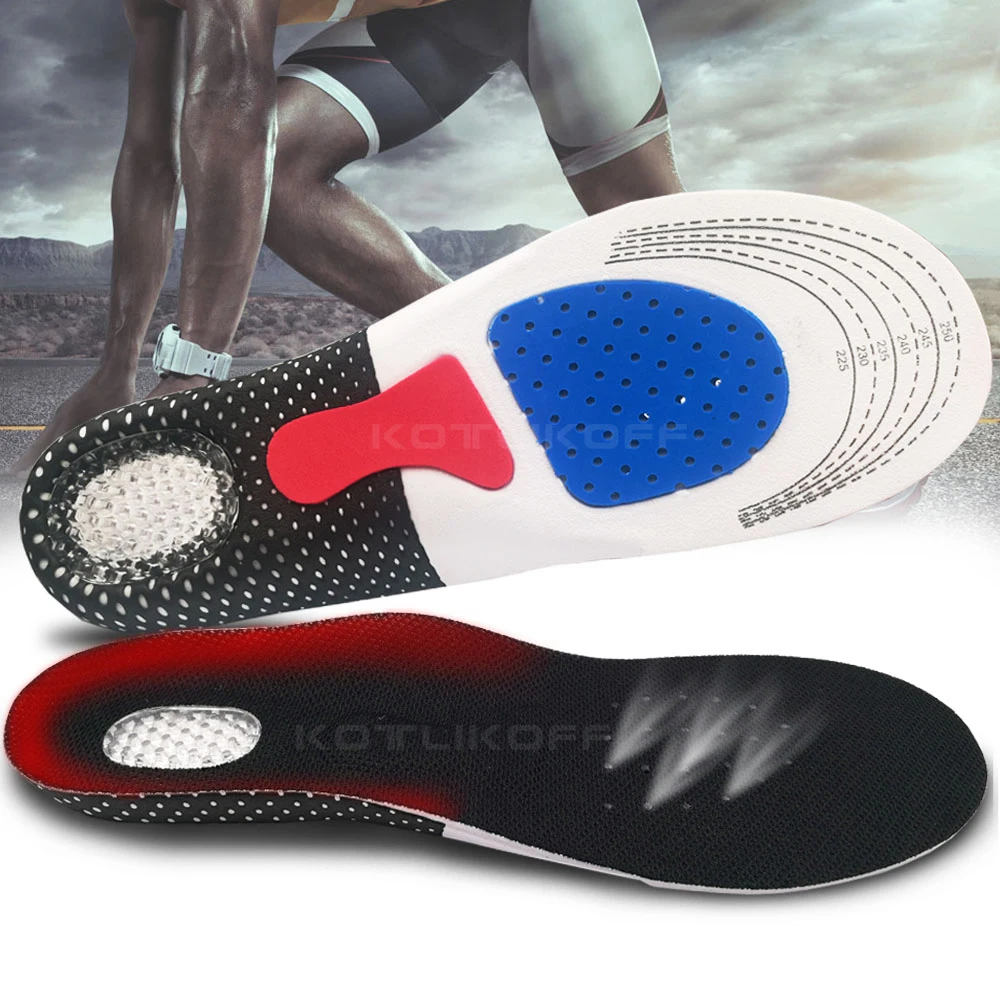 Силиконовые гелевые стельки для ухода за ногами, для подошвенного фасциита, пятки, для бега, спортивная обувь, стельки, амортизирующие стельки для мужчин и женщин