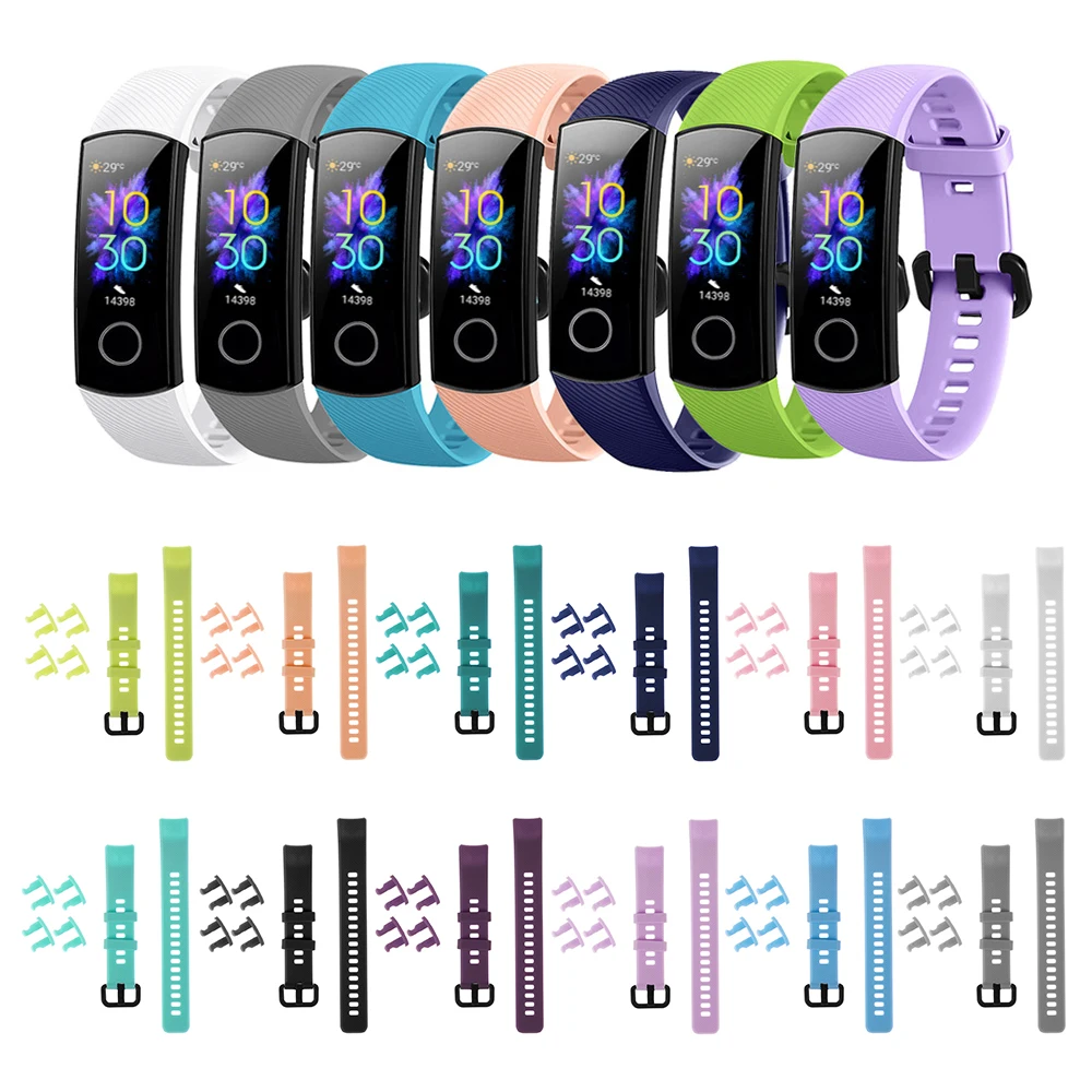 Ремешок силиконовый для смарт часов Huawei Honor band 5 4|Ремешки часов| |