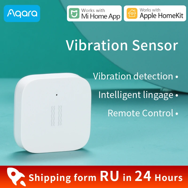 Датчик вибрации Aqara Zigbee детектор ударов наклона и падения с управлением через