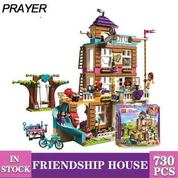 

41340 Compatible Lepining Friends 730Pcs Toys for Children Girls Series Friendship House Set Building Blocks Bricks Kids Gifts