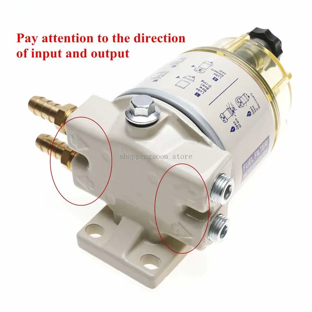 Фильтр сепаратор топлива/воды iFJF R12T дизельный двигатель для Racor 140R 120AT S3240 NPT ZG1/4 19