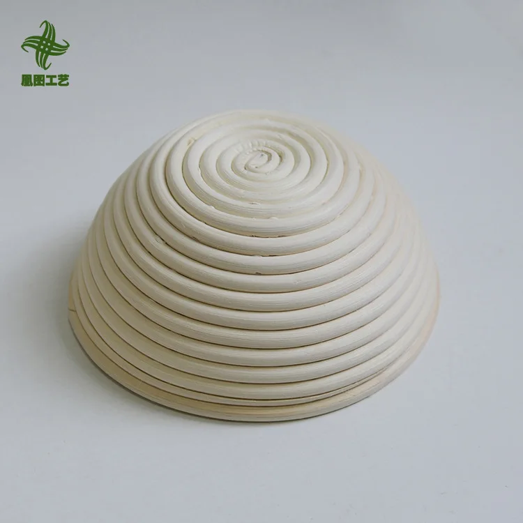 Dry Drying Elliptic Bread Basket Indonesia Rattan Bread Storage Basket Customizable Rattan Fermented Basket