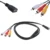 Новый 5 футов/1,5 м USB 2.0 Female to 3 RCA Male Video A/V Практичный адаптер для видеокамеры Отлично подходит для AV-оборудования