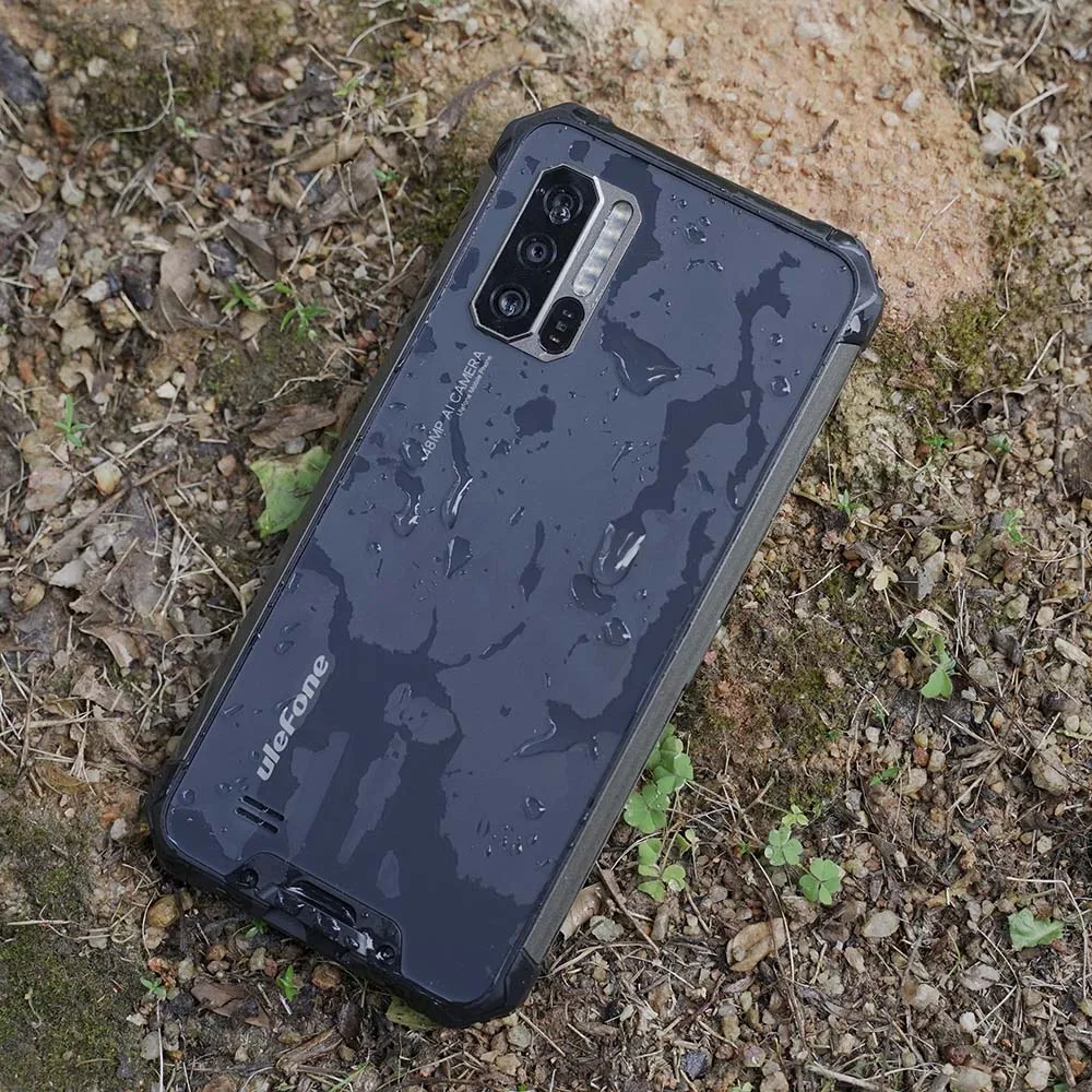Глобальная версия Ulefone Armor 7 IP68 Водонепроницаемый Прочный 6,3 дюймовый FHD+ 8 Гб 128 ГБ Восьмиядерный Android 9,0 48MP NFC 4G LTE смартфон