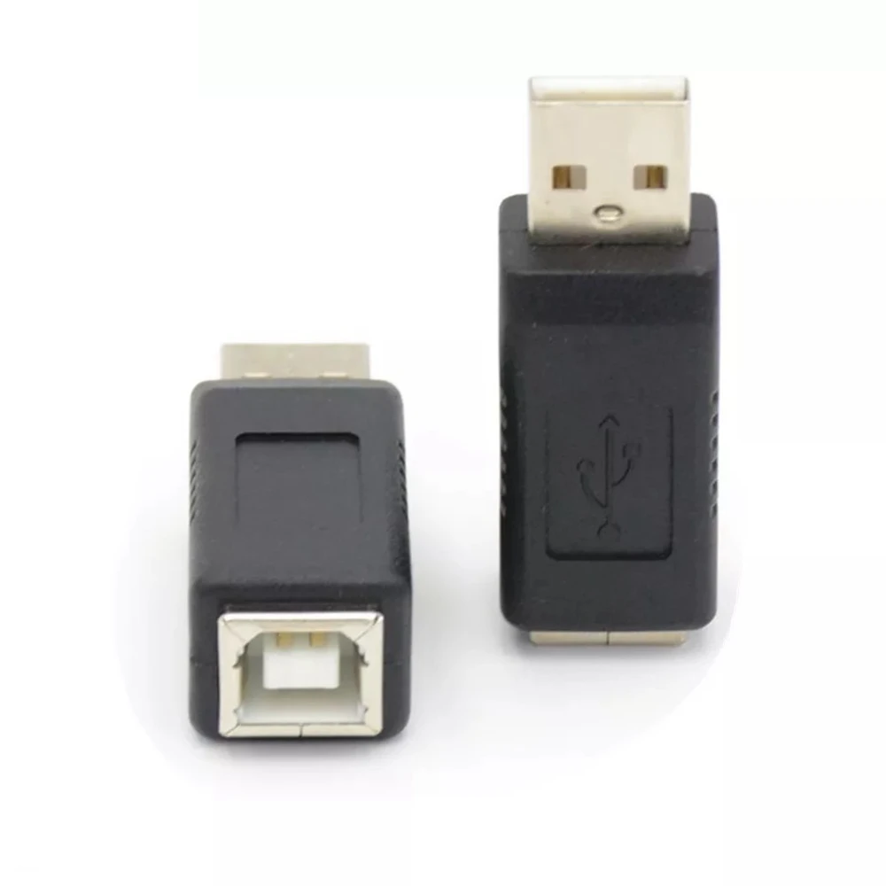 Usb 2,0 A Stecker & A Plane B Weibliche Drucker Druck Konverter Adapter Stecker Porta Usb 2,0 Einzelhandel Großhandel Usb 2,0 Ada