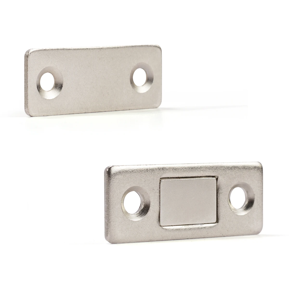 Door Latch Cabinet Latch Ultra Thin Magnet Door Catch Strong Magnets for Furniture Door Closure Super Powerful Cabinet Neodymium Magnetic Latch