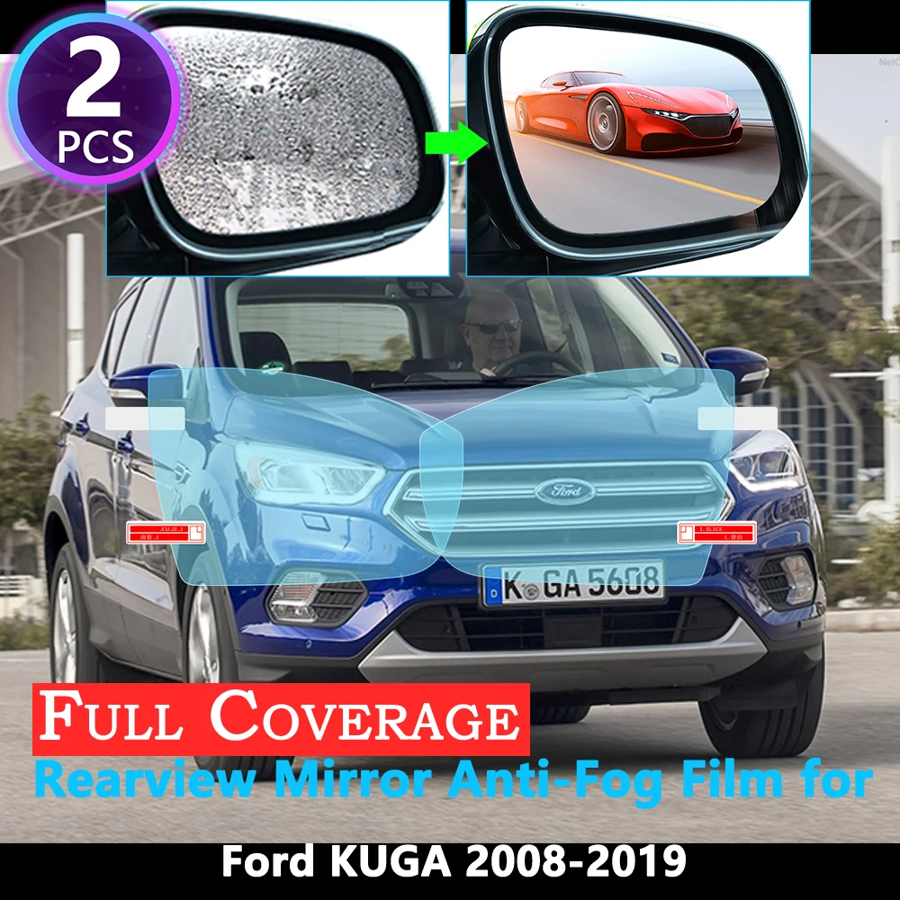 

Full Cover Protective Film for Ford KUGA Escape MK1 MK2 2008~2019 Car Rearview Mirror Rainproof Anti-Fog Films Accessories 2018