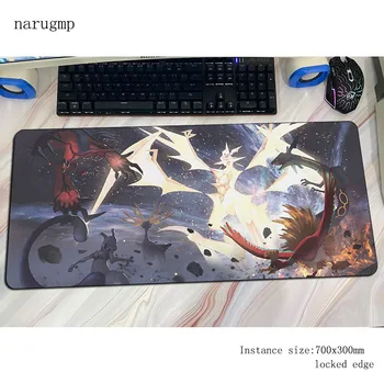 

pokemon mats 900x400x3mm gel gaming mouse pad big keyboard mousepad present notebook gamer accessories padmouse mat