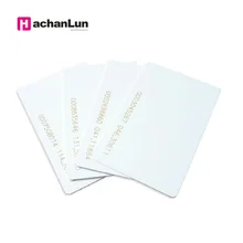 50 шт. EM4100 Tk4100 125 кГц Fob жетон кольцо Бесконтактный чип 0,85 мм тонкие карты контроля доступа rfid-брелок бирки стикер ключ