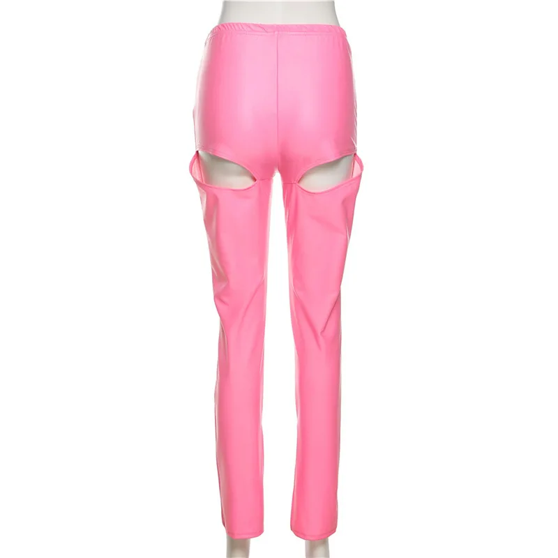 Sexy Back Zipper Black Slim Pants 2022 Autumn Winter Women Fashion High Waist Skinny Pencil Pant Female Streetwear Trousers