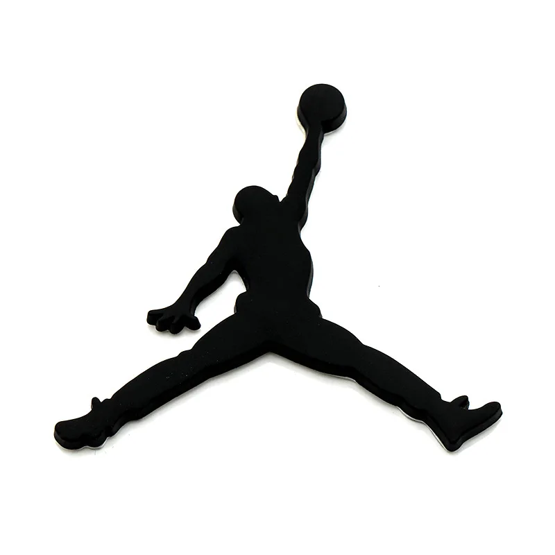 Наклейки для автомобиля Micheal Jordan баскетбольная спортивная 3D металлическая