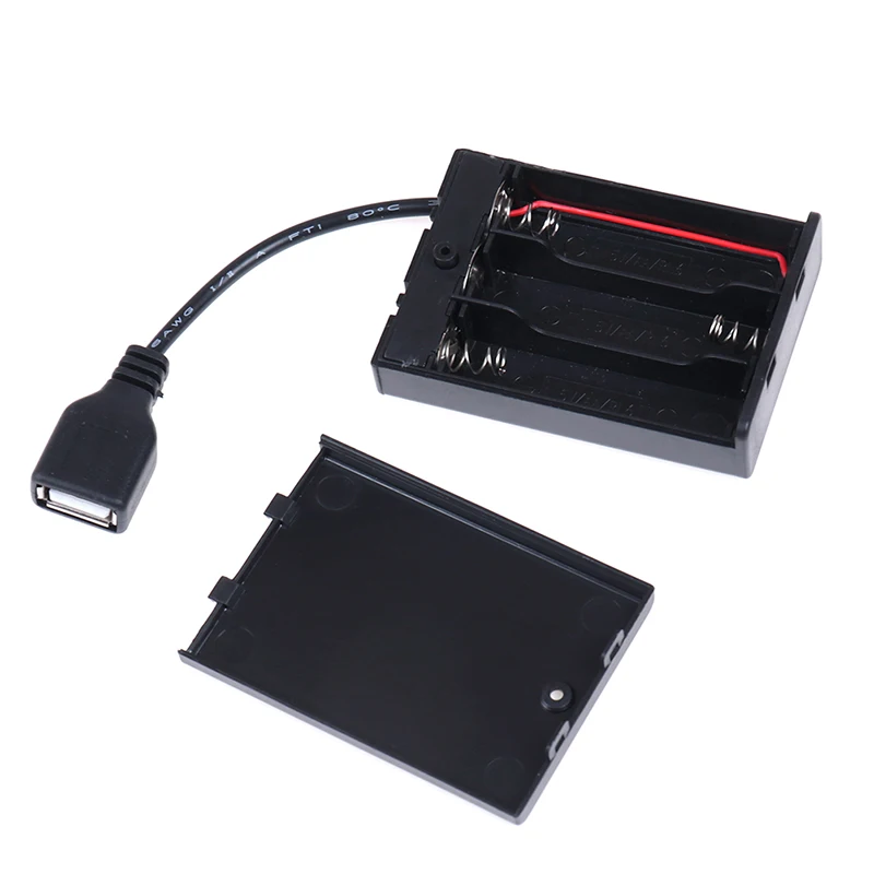 3 * AA батарейный блок с usb портом для строительного блока светодиодный светильник
