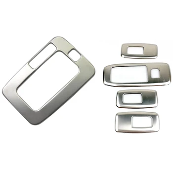 

Stainless Steel Car Door Window Lift Switch Panel Cover for Ford Ranger 2015-2019 & Gear Panel Cover Gear Shift Frame