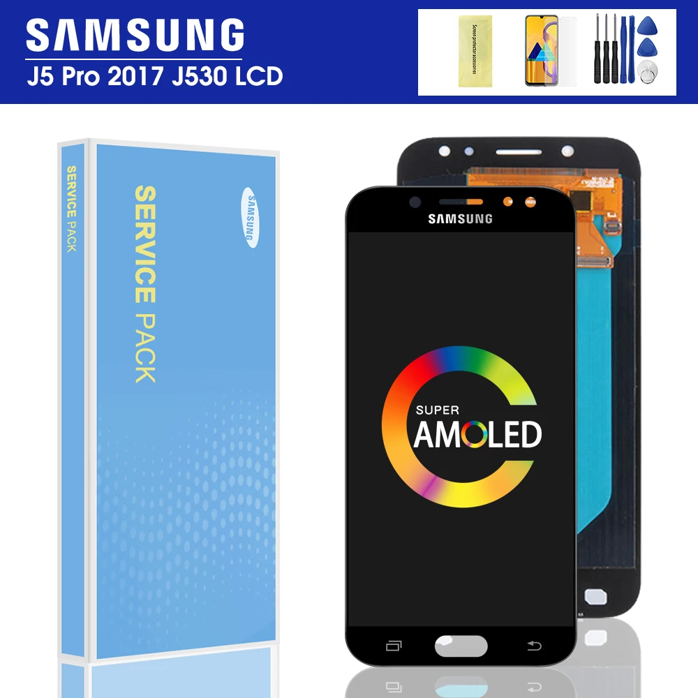 5 2 ''оригинальный J530F ЖК дисплей для SAMSUNG Galaxy J5 2017 J530 SM J530M сенсорный экран