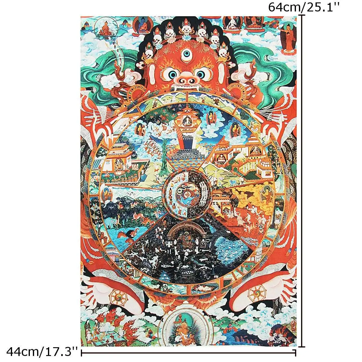Тибетская вышивка шелковой ткани Samsara Amitabha Будда Будды Thangka Thanka Тибетские буддийские декоративные картины подарок