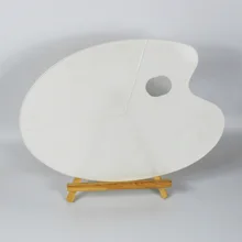 30*40 см Высококачественный пластиковый пигмент овальная цветовая палитра пропиленовая масляная краска цветная техника