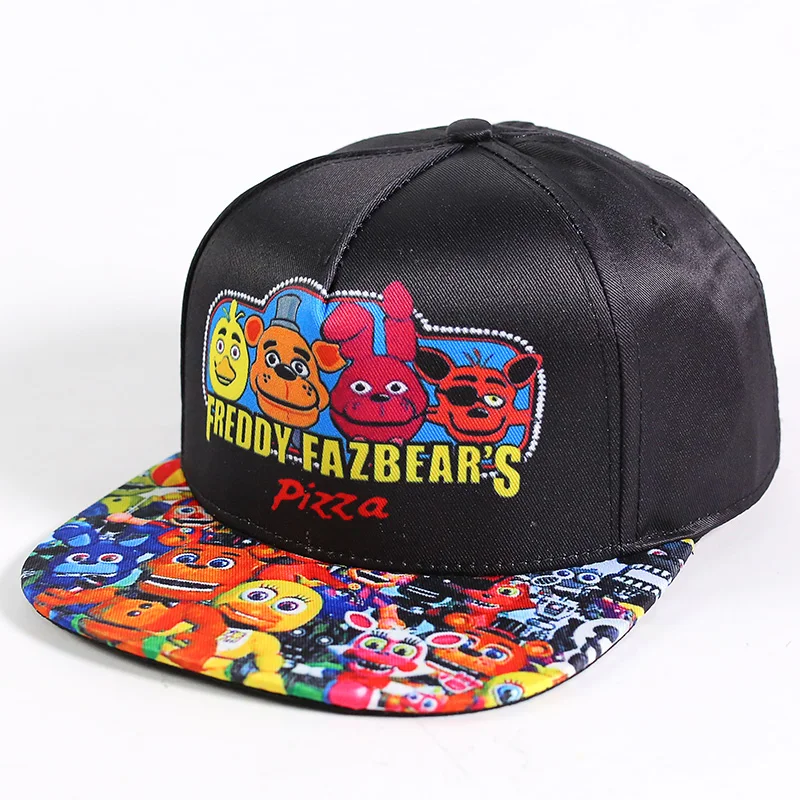 

Five Nights at Freddy's FNAF Snapback Baseball Caps Fashion Cartoon Print Hip Hop Cap Hat