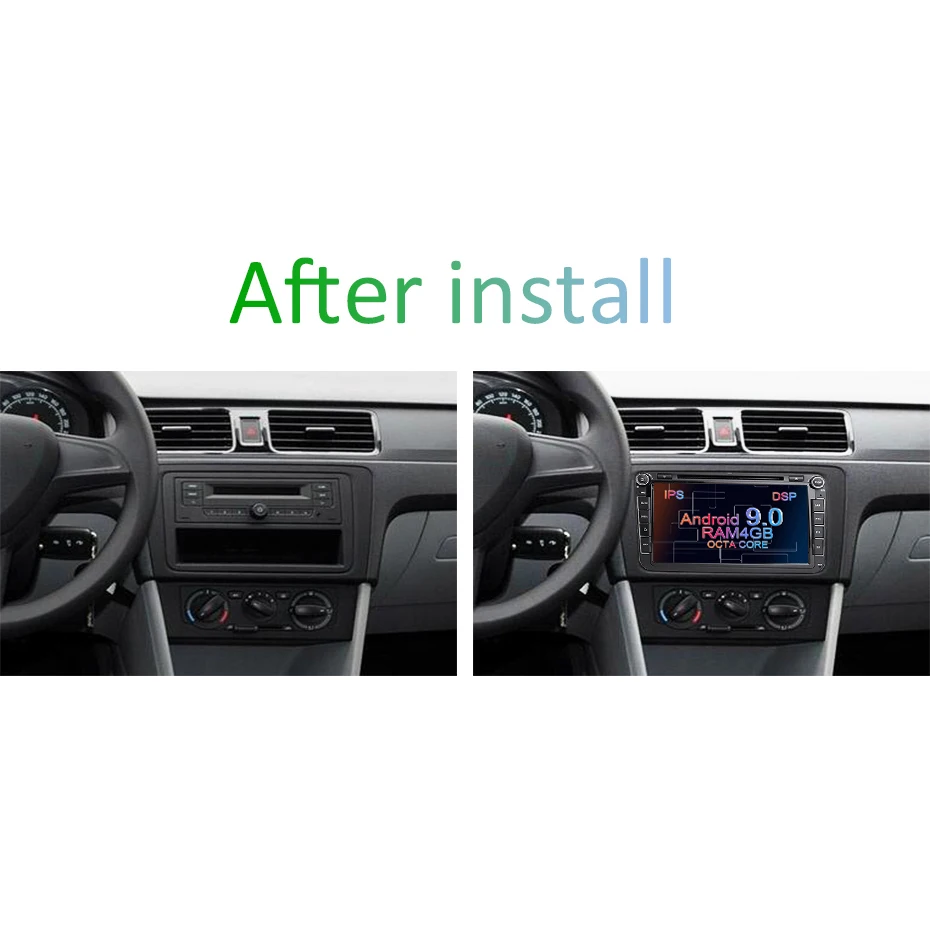 2Din автомобильный MP5 Android 9 1 2 + 16G dvd плеер 8 дюймов авто радио для VW passat b6 golf 4 5 6 polo tiguan