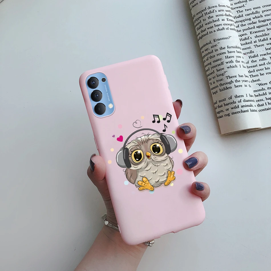 oppo cover For Oppo Reno4 Case Reno 4 Pro Soft Silicone Cute Heart Couple Phone Back Cover For Oppo Reno 4 Reno4 Pro 5G Cases Fundas Capa phone cover oppo