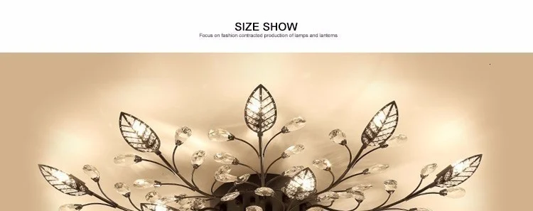 Modern LED Chandelier Fixtures For Living Room Crystal Lampshade Decor Home Lighting Black Gold Bedroom Lustre Ceiling Lamp