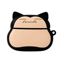 Для airpods 3 мультфильм милый Snorlax Kabigon чехол для Airpods Pro Bluetooth гарнитура силиконовые наушники крышка с кольцом ремень