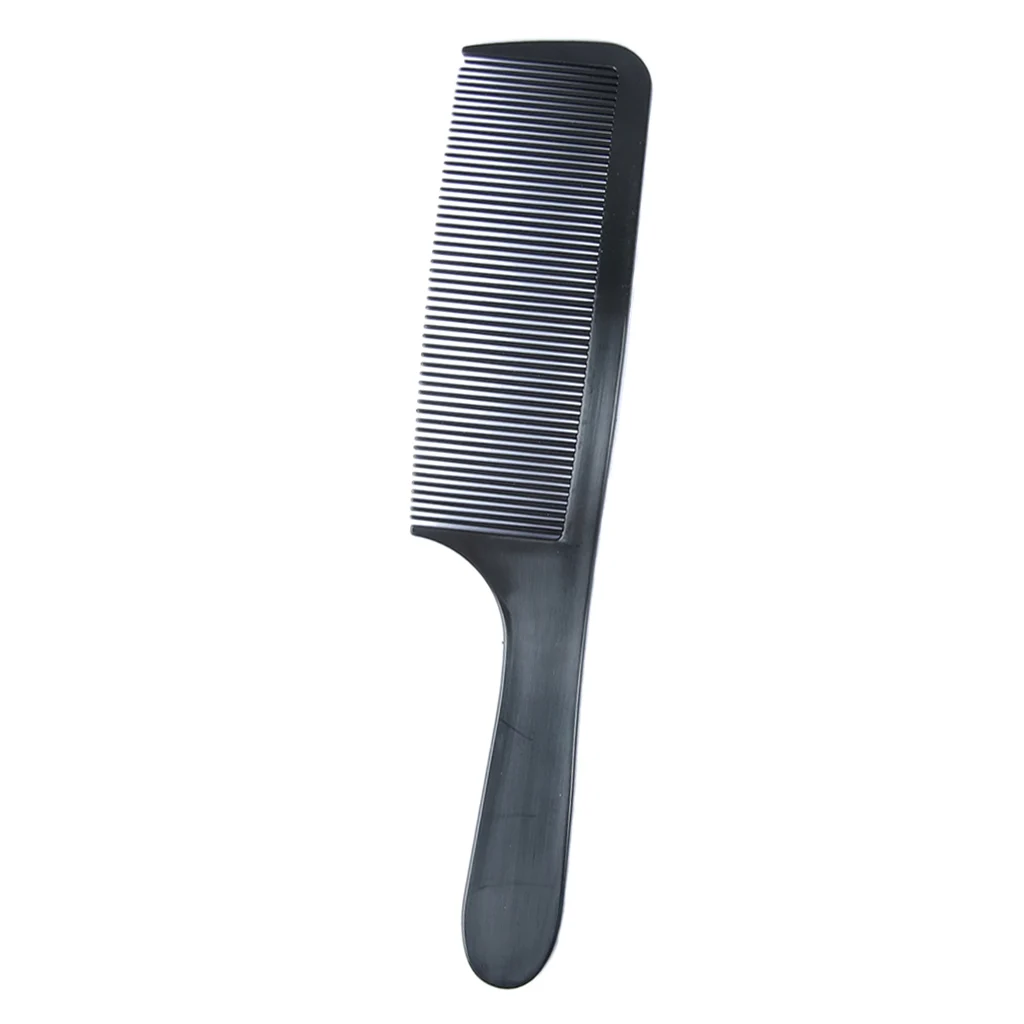 Professional Curved Shaver Hair Clipper Cutting Comb Barber Flat Top Comb Anti-static Salon Cutting Comb Hairdressing Brush