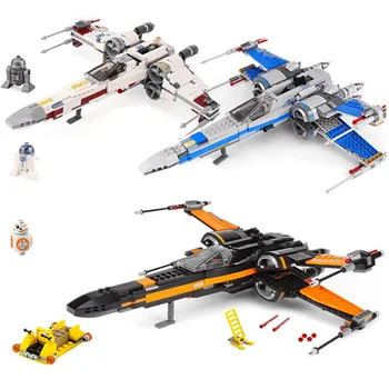 

Compatible lepining Star &Wars Order Poe's X Toys wing Fighter Building Block Bricks Educational Gifts StarWars 75101 75102