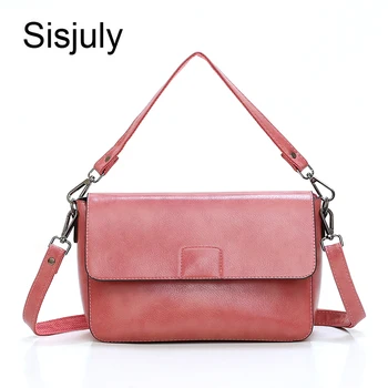 

Sisjuly Retro Mini Leather Bag Women Pillow Shoulder Bags for Women High Quality Crossbody Bags Ladies Messenger Handbags Sac