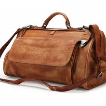 Мэхью наивысшего Класс черный Кофе натуральная кожаная сумка для путешествий с металлической пряжкой Для мужчин модные дорожные Сумки Анти-кражи дизайнерская сумка