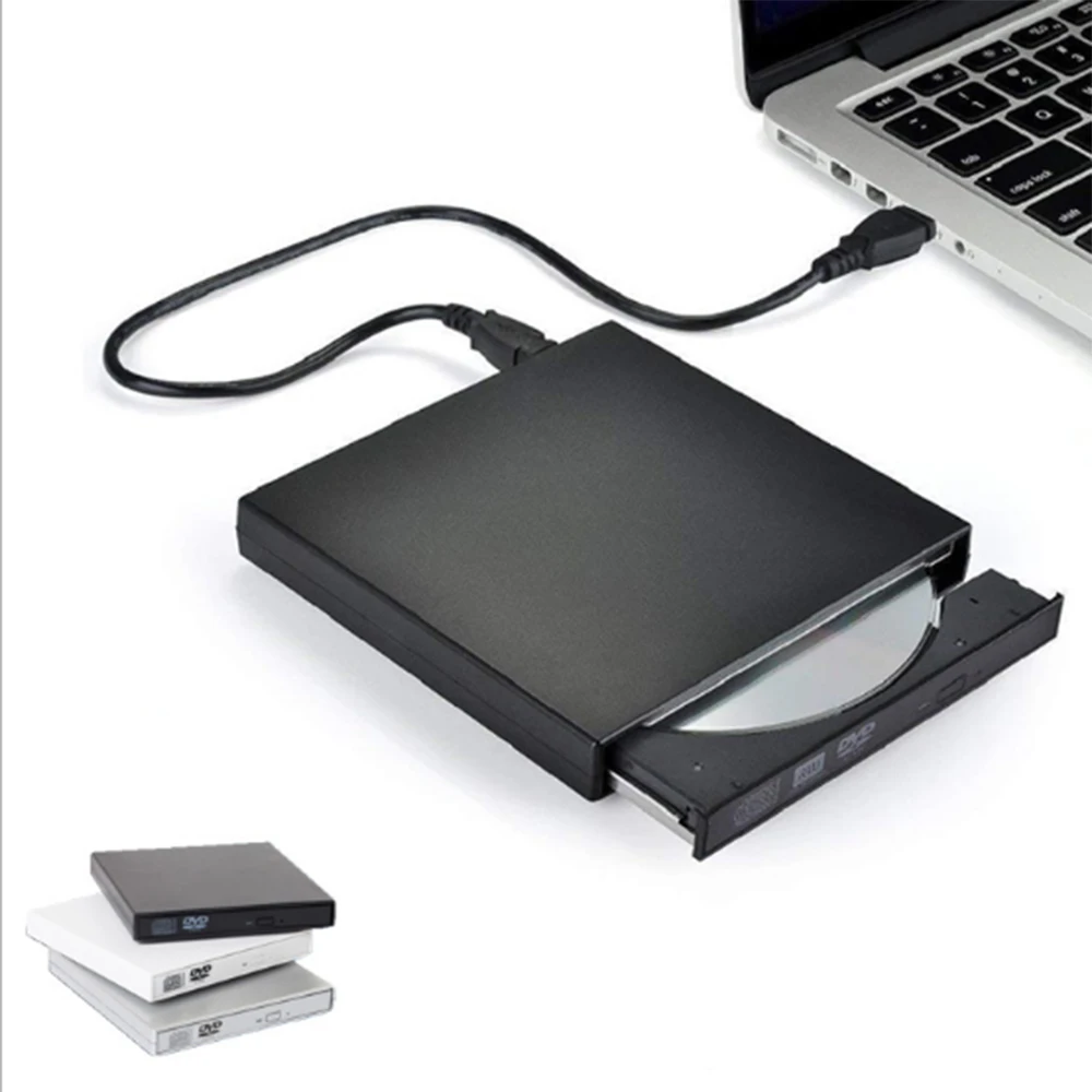 

External Disc Optical Drive Portable USB CD/DVD-RW Writer Player Burner