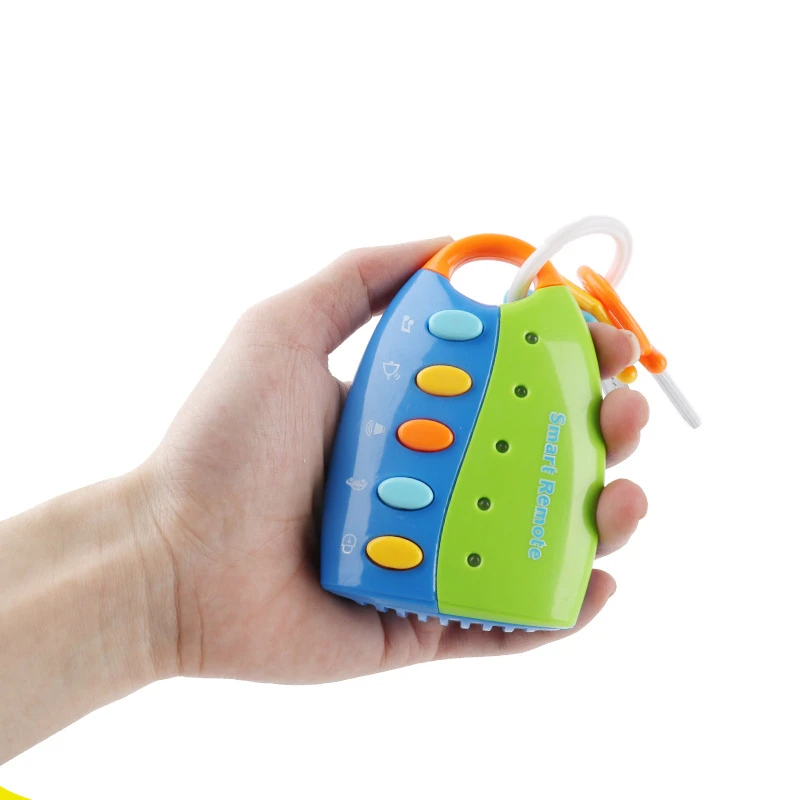 Головоломка электрическая музыкальная Автомобильная игрушка-ключ красочная вспышка музыка смарт-пульт дистанционного управления несколько звуков автомобиля ролевые игры Детские игрушки