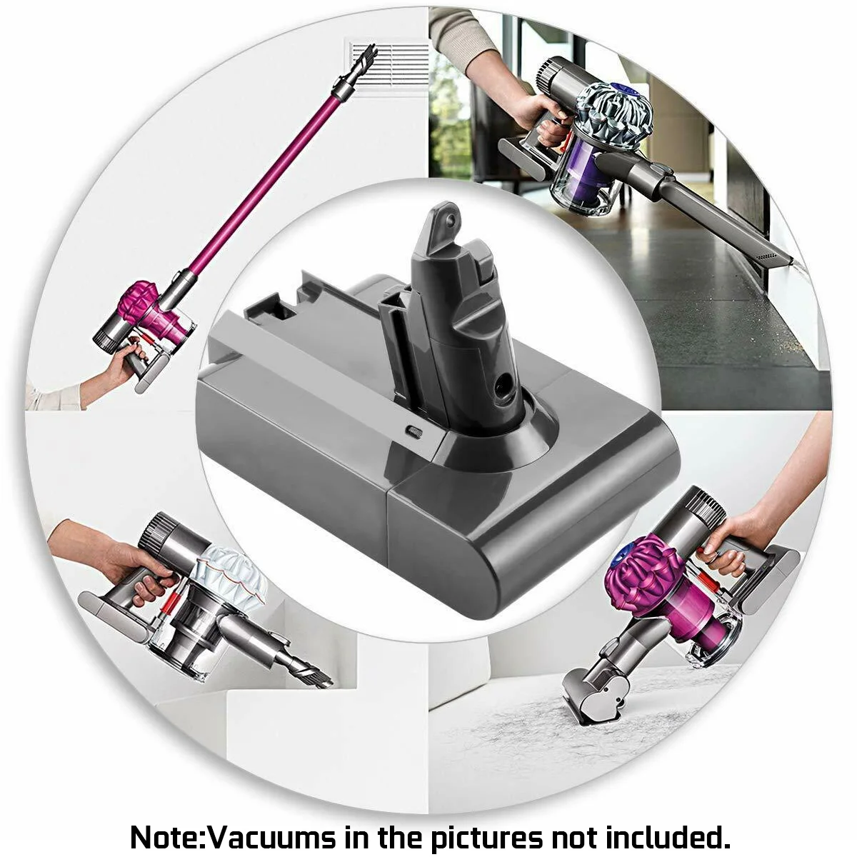 Tanie 4000mAh 3500mAh akumulator litowo jonowy odkurzacz bateria zastępcza dla Dyson baterii V6 DC58 59 61 62 72 74 wymienna bateria