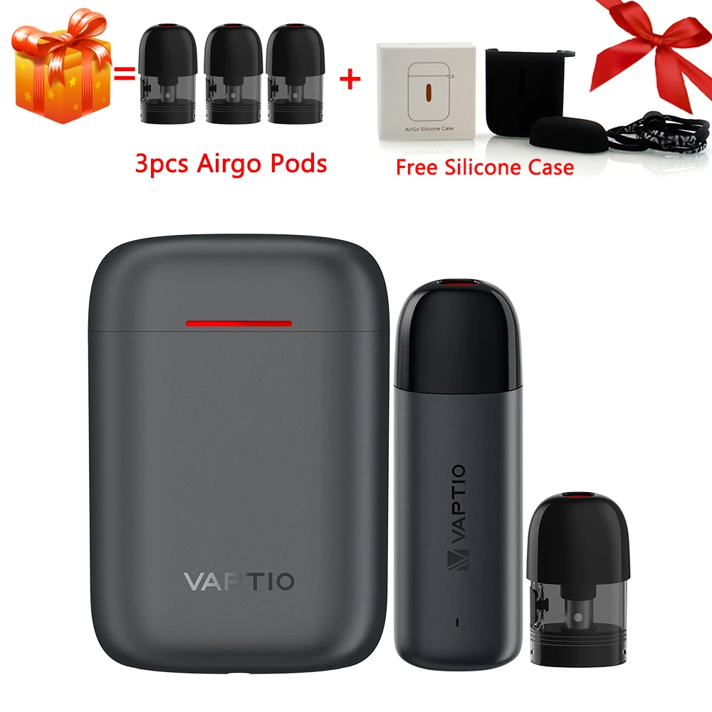 Популярная электронная сигарета оригинальная Vaptio AirGo вейп с картриджем 1 5 мл