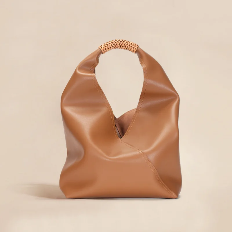 

Genuine Leather Shoulder Bags Handbag Woman Vintage Cowhide Leather Composite Tote Shopping Bag Classic High Quality Bags