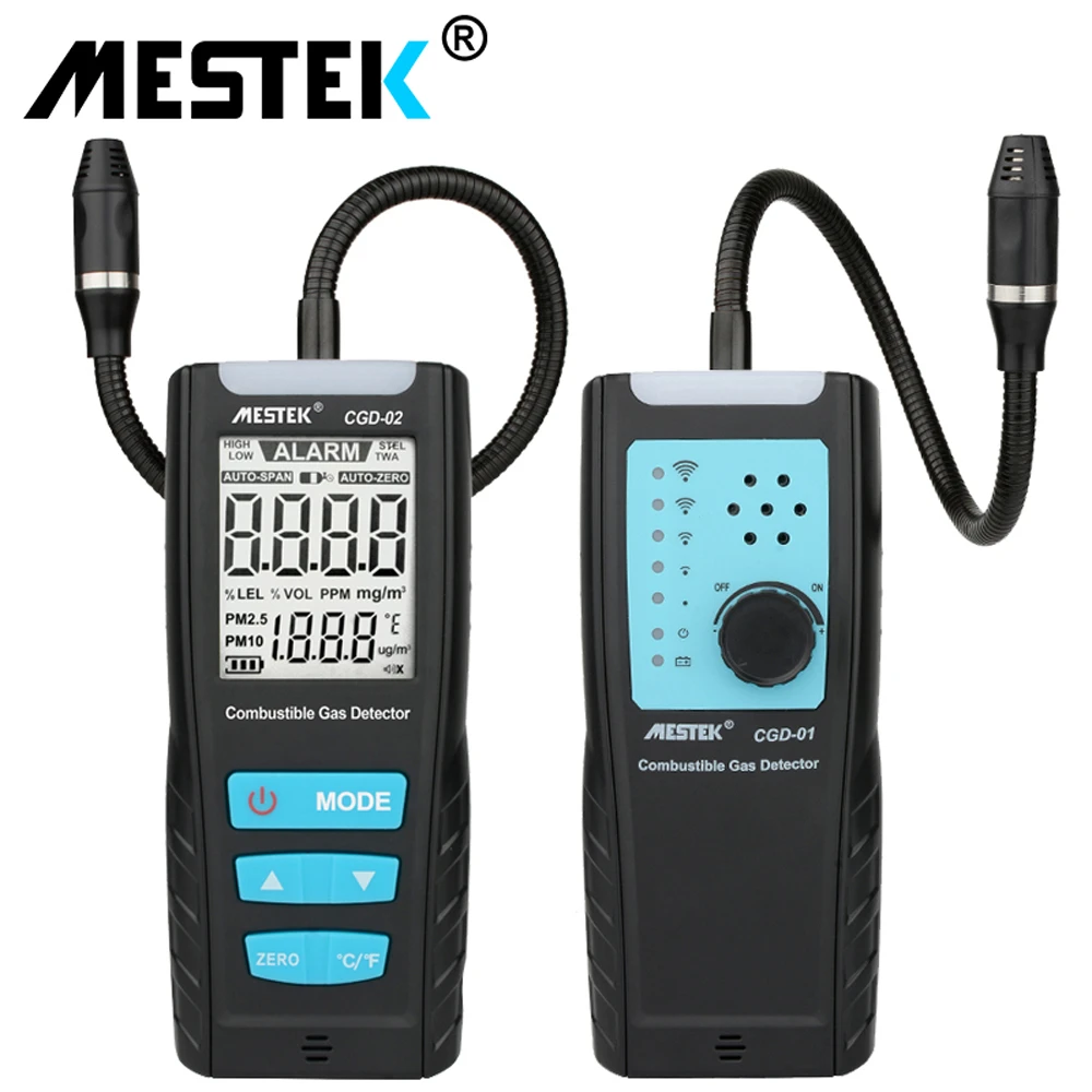 Mestek Co2 Sensor Gas Analyzer Meter Air Quality Monitor Gas Leak Detector With Alarm Automotive Combustible Gas Sensor Detector Gas Analyzers Aliexpress